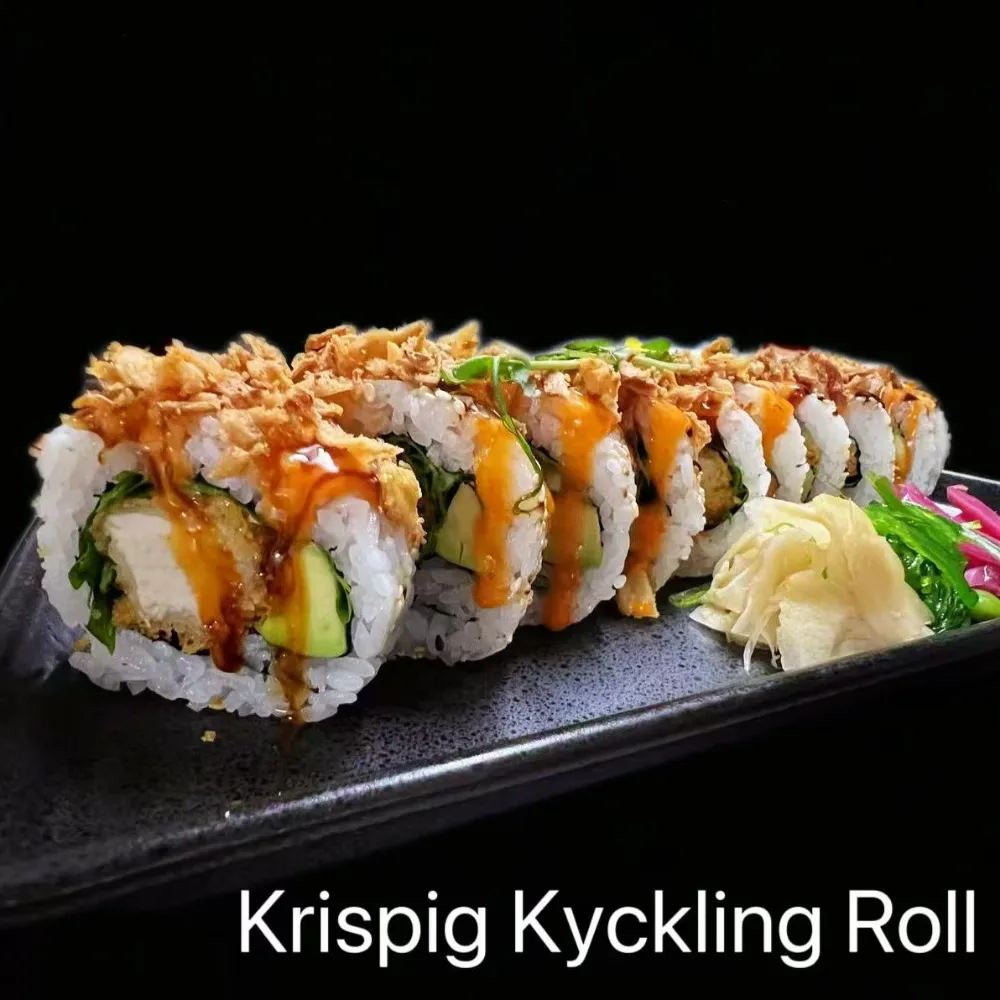 Krispig kyckling roll